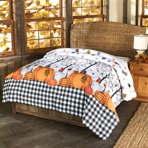 fall themed bed set